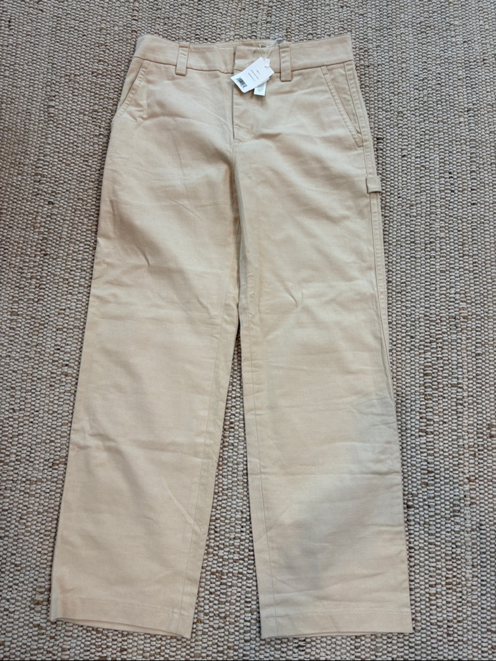 Vince Beige (haystack) Wide-Leg Utility Pants